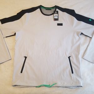 NWT Under Armour Wind Shirt Jacket gray XL